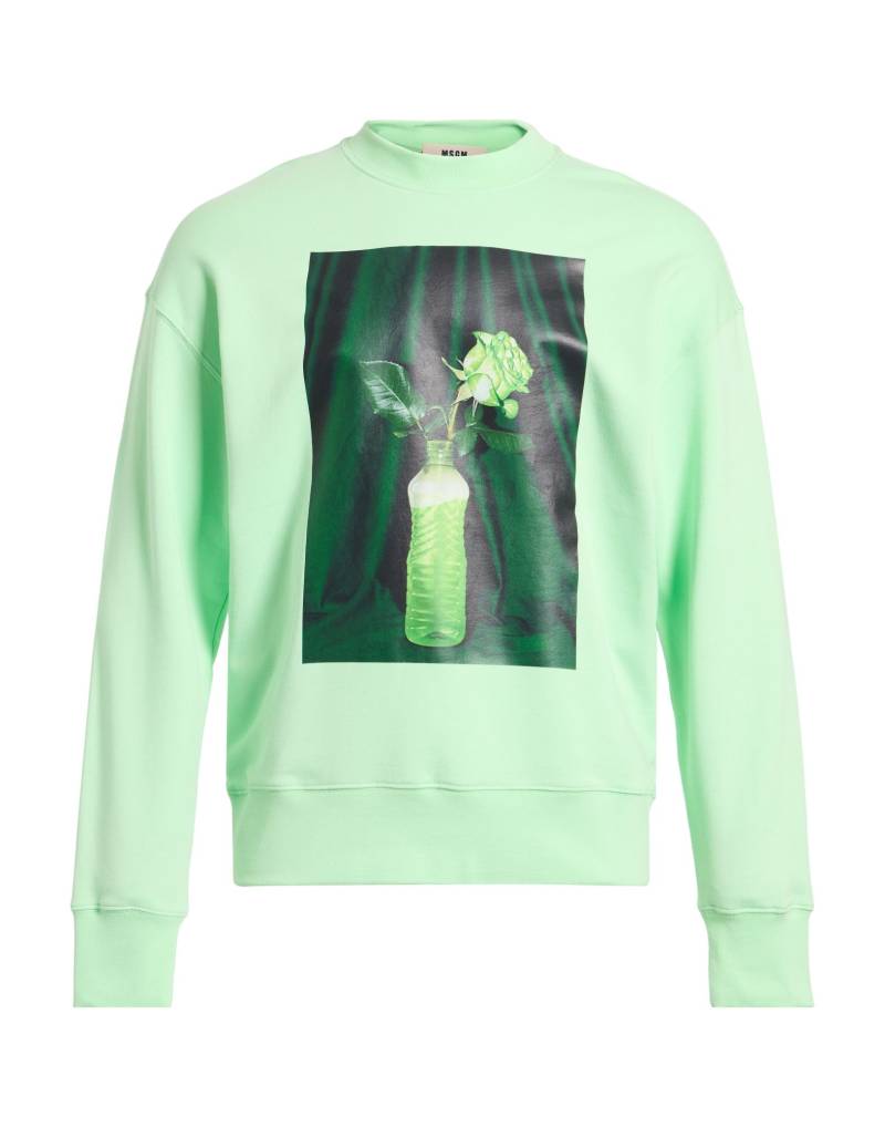 MSGM Sweatshirt Herren Säuregrün von MSGM