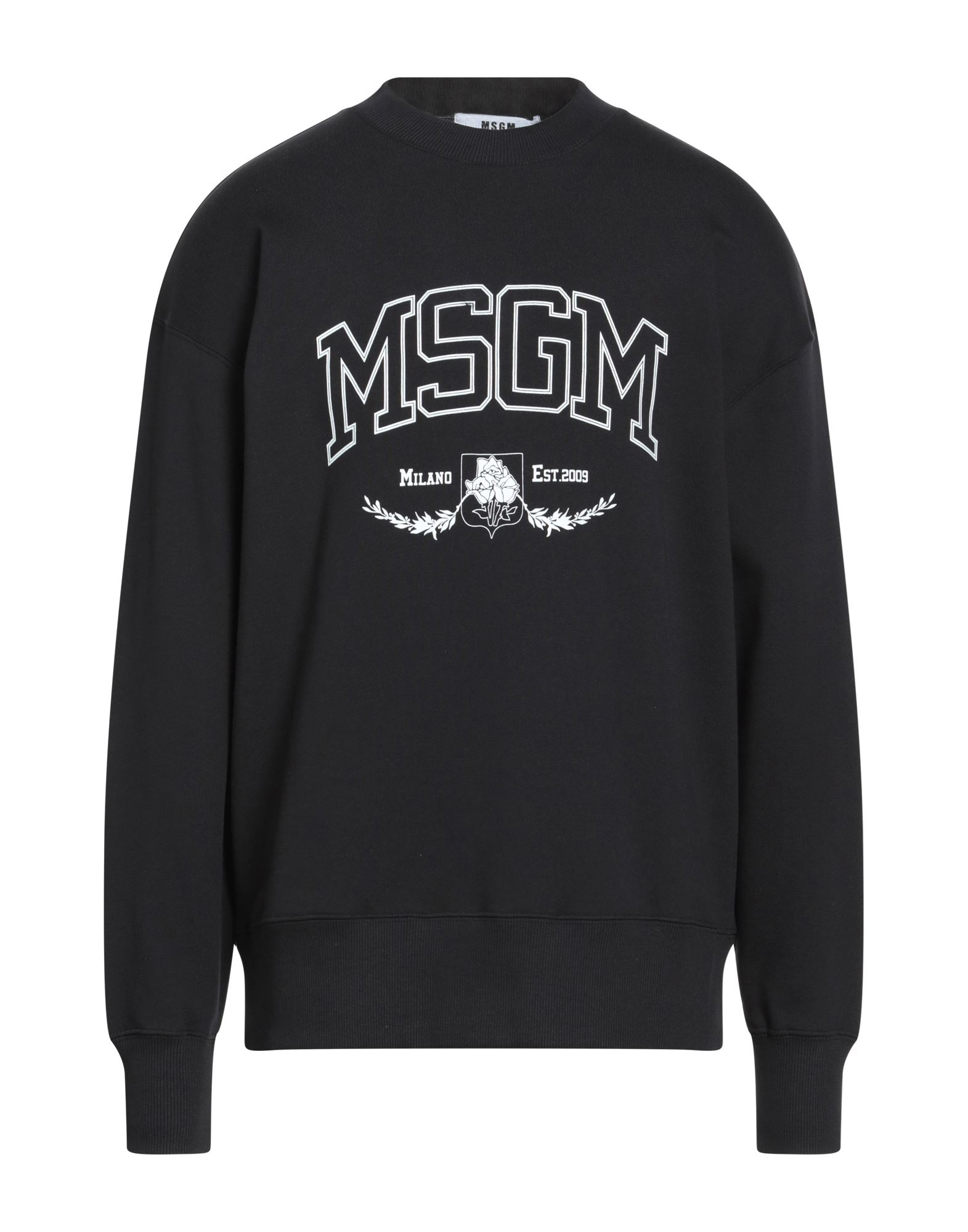 MSGM Sweatshirt Herren Schwarz MSGM Sweatshirt Herren Schwarz von MSGM
