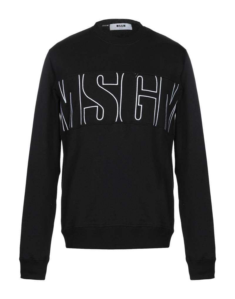MSGM Sweatshirt Herren Schwarz von MSGM