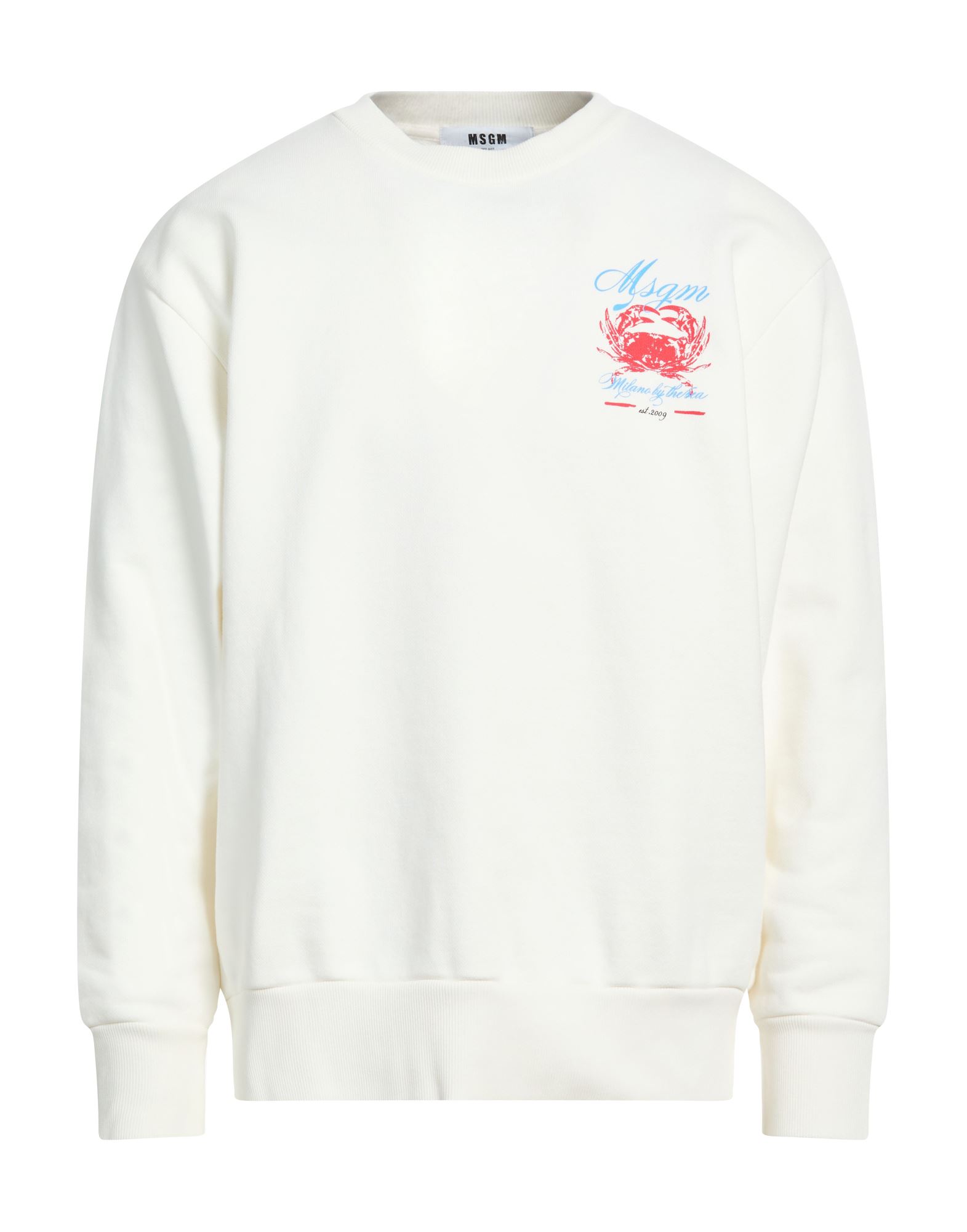 MSGM Sweatshirt Herren Weiß von MSGM