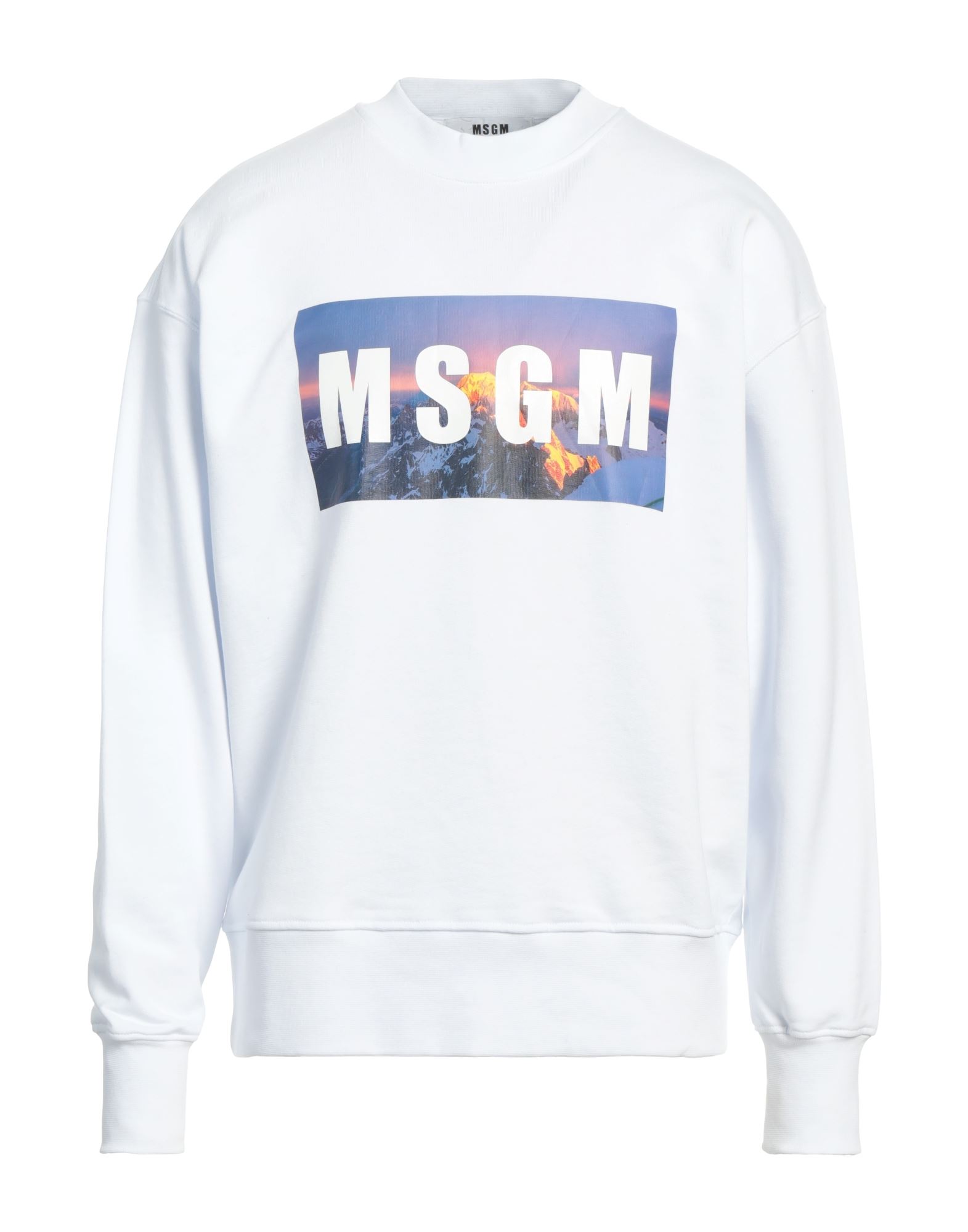 MSGM Sweatshirt Herren Weiß von MSGM