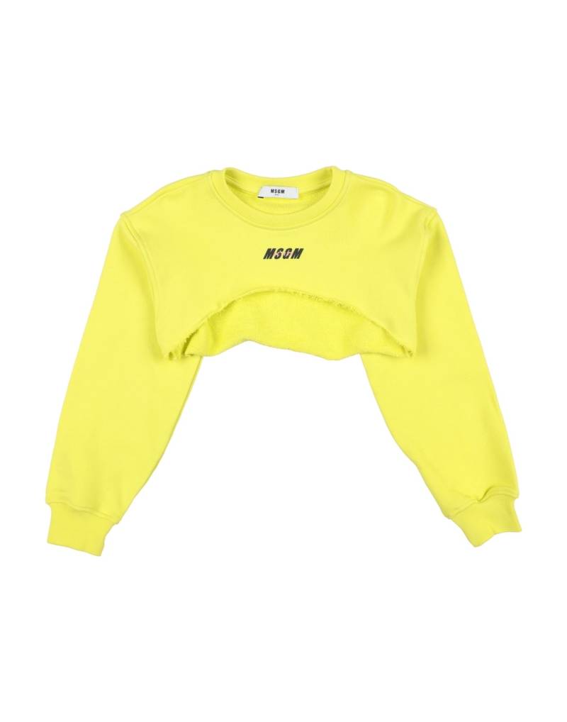 MSGM Sweatshirt Kinder Hellgrün von MSGM