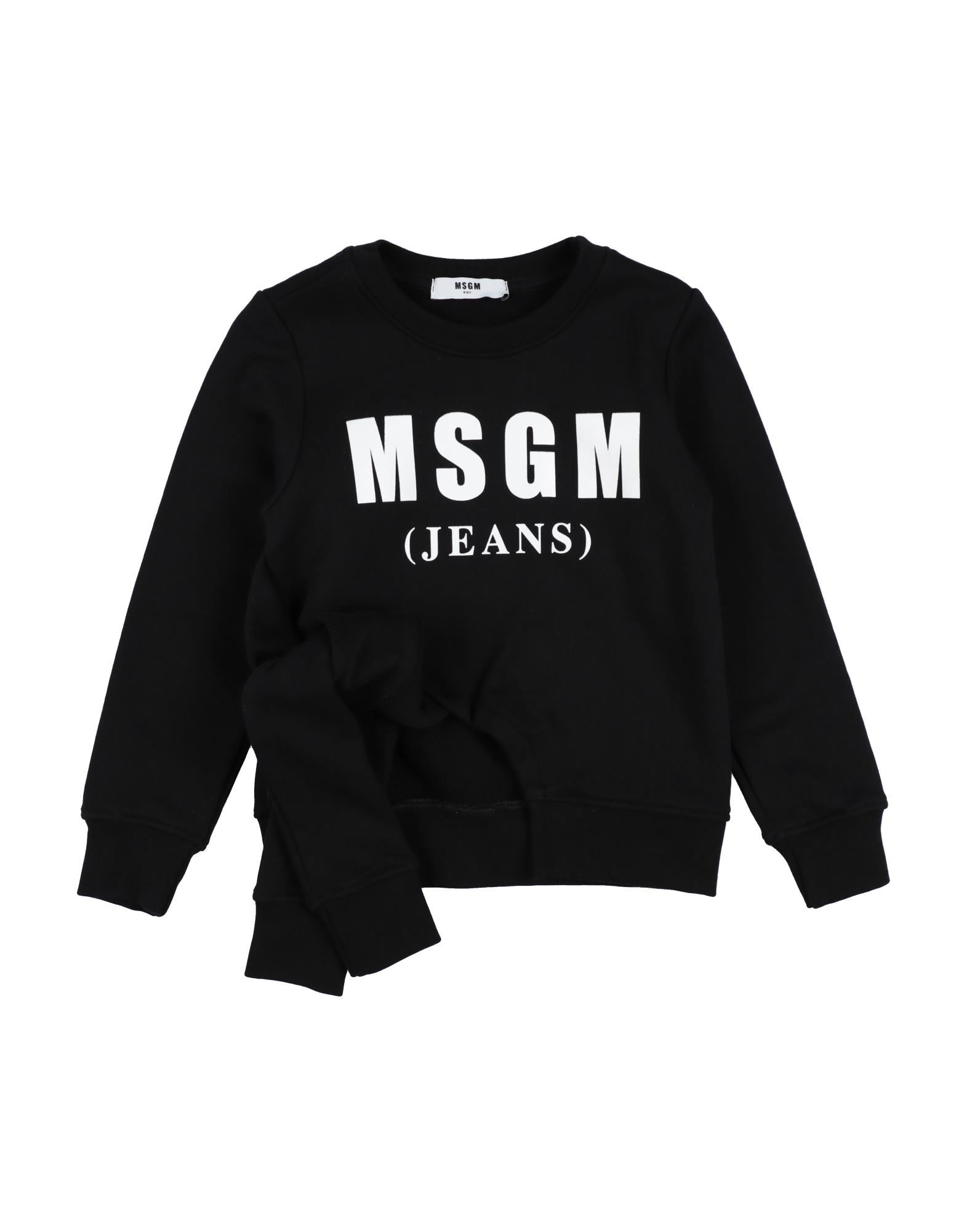 MSGM Sweatshirt Kinder Schwarz von MSGM