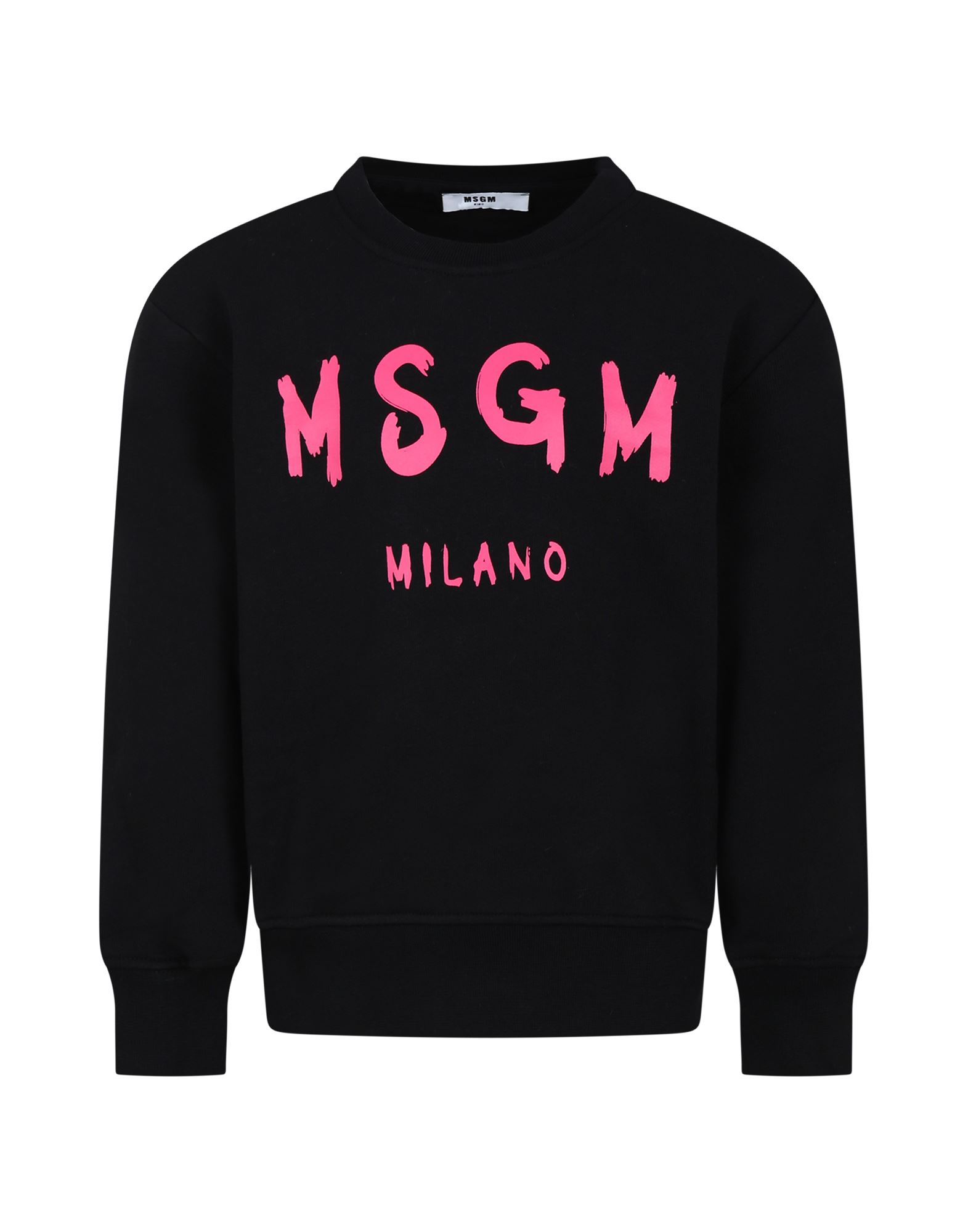 MSGM Sweatshirt Unisex Schwarz von MSGM