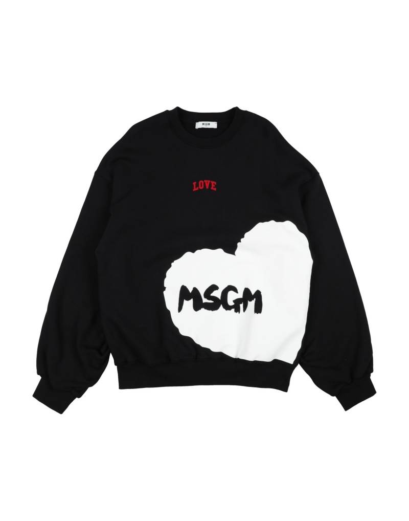 MSGM Sweatshirt Kinder Schwarz von MSGM