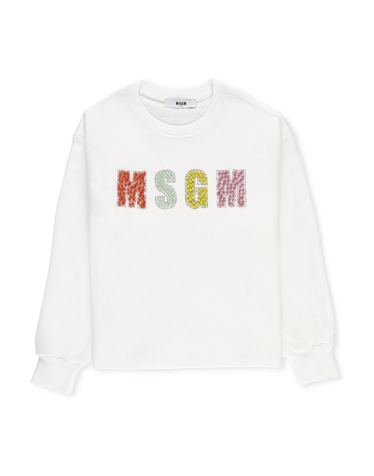 MSGM Sweatshirt Kinder Weiß von MSGM