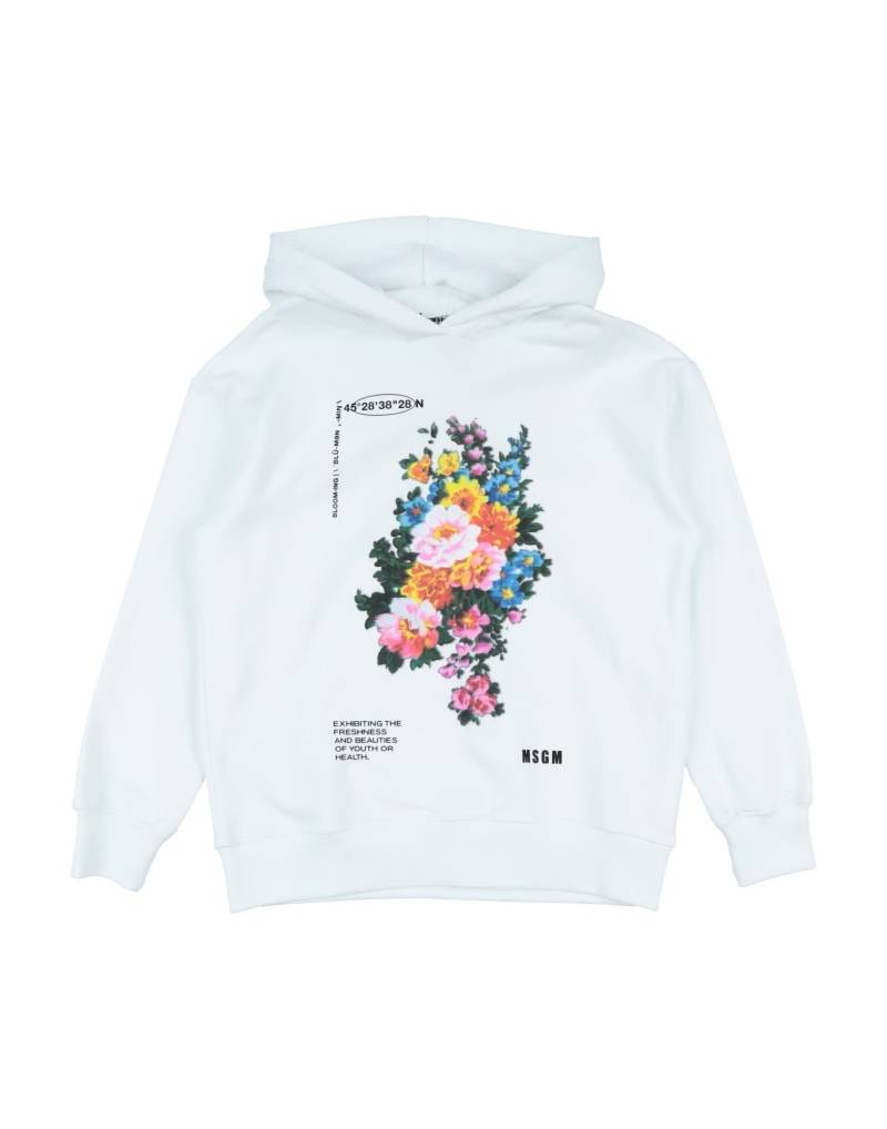 MSGM Sweatshirt Kinder Weiß von MSGM