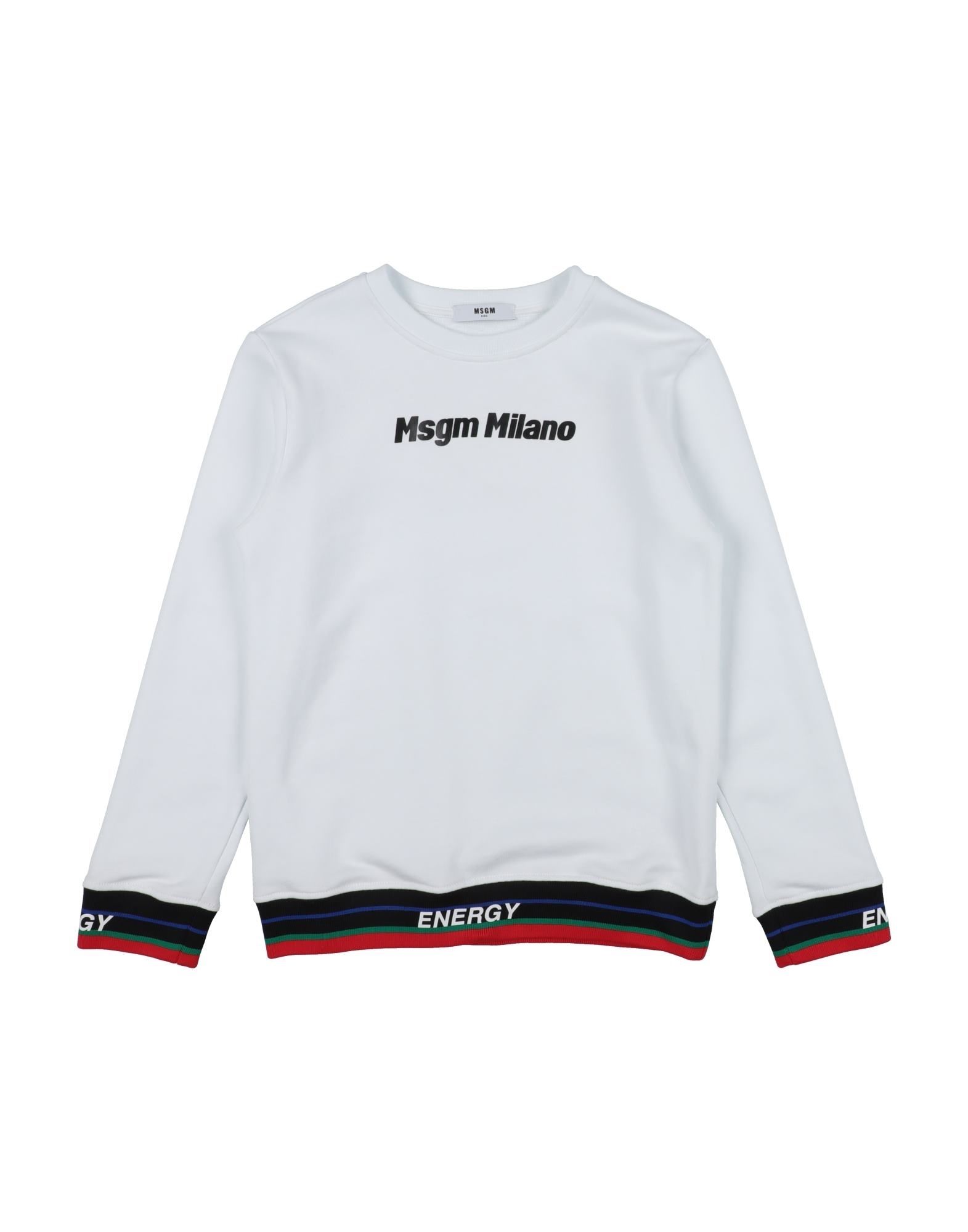 MSGM Sweatshirt Kinder Weiß von MSGM