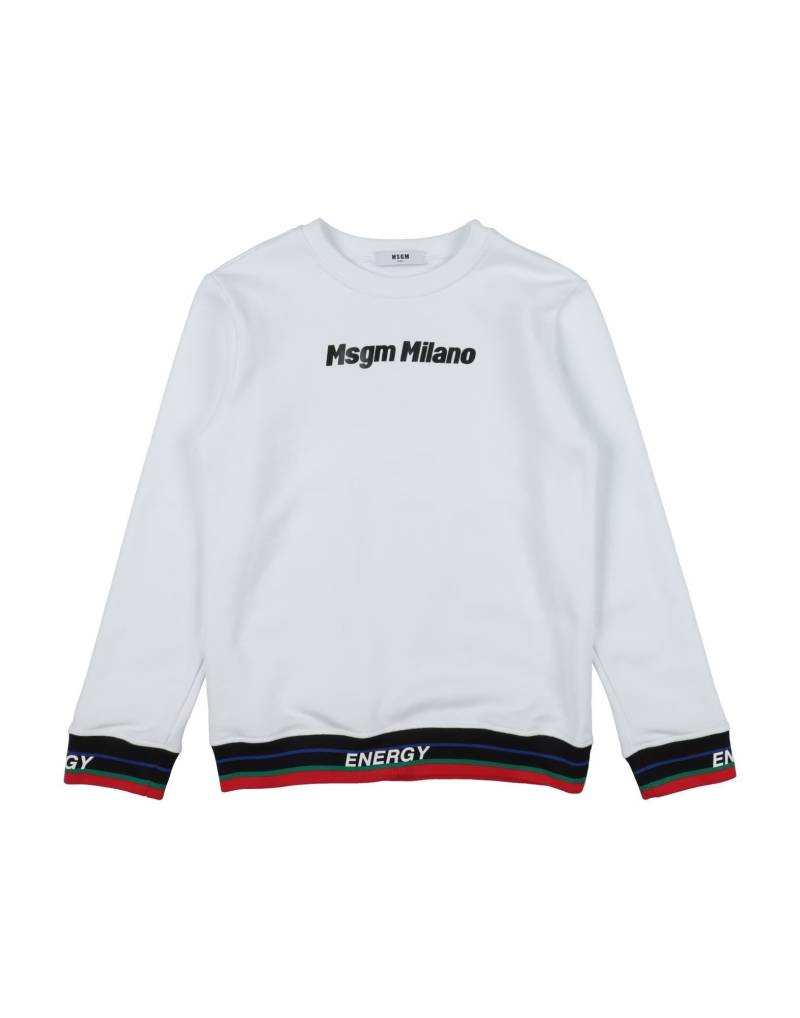 MSGM Sweatshirt Kinder Weiß von MSGM