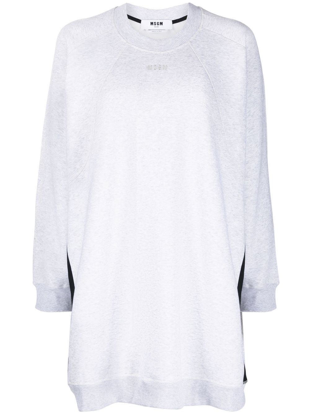 MSGM Sweatshirt im Oversized-Look - Grau von MSGM