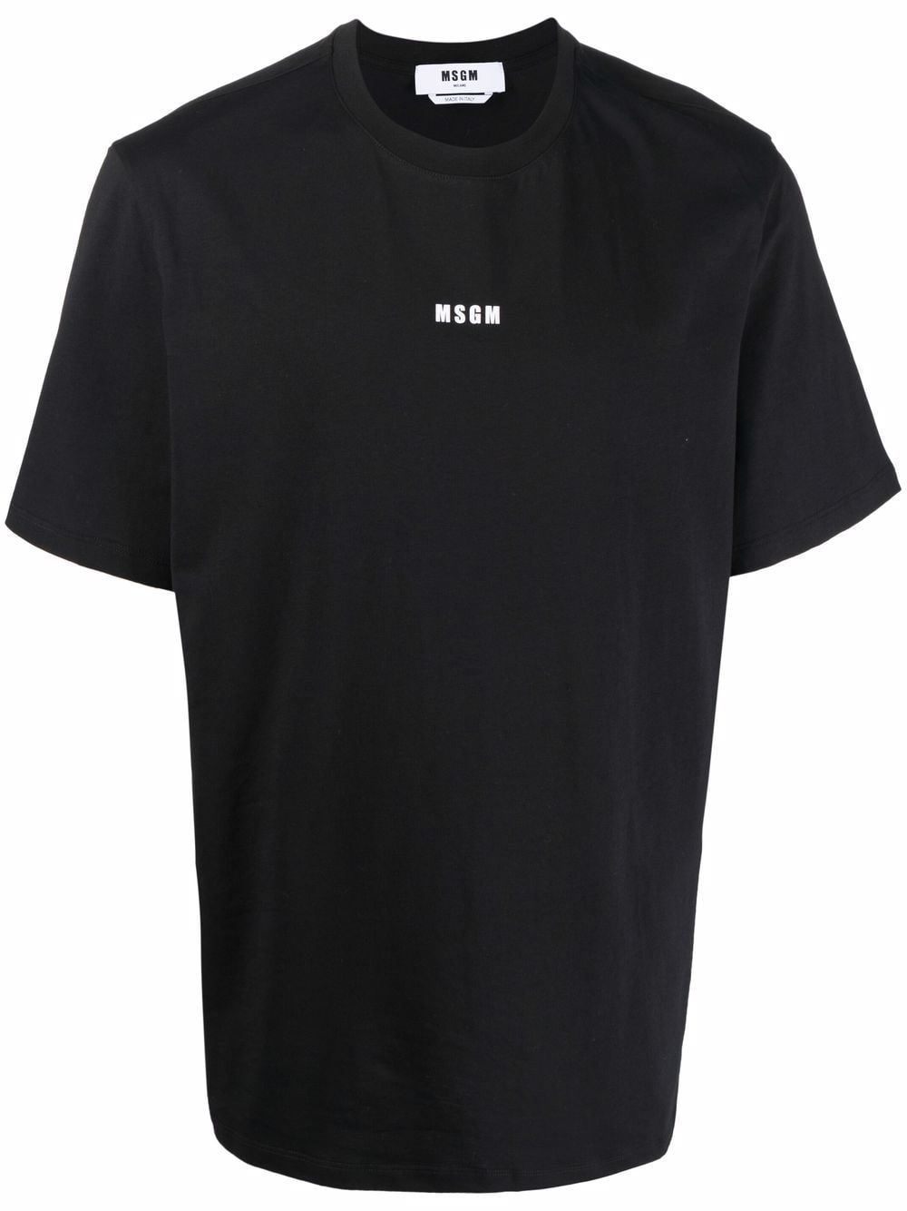 MSGM T-Shirt mit Logo-Print - Schwarz von MSGM