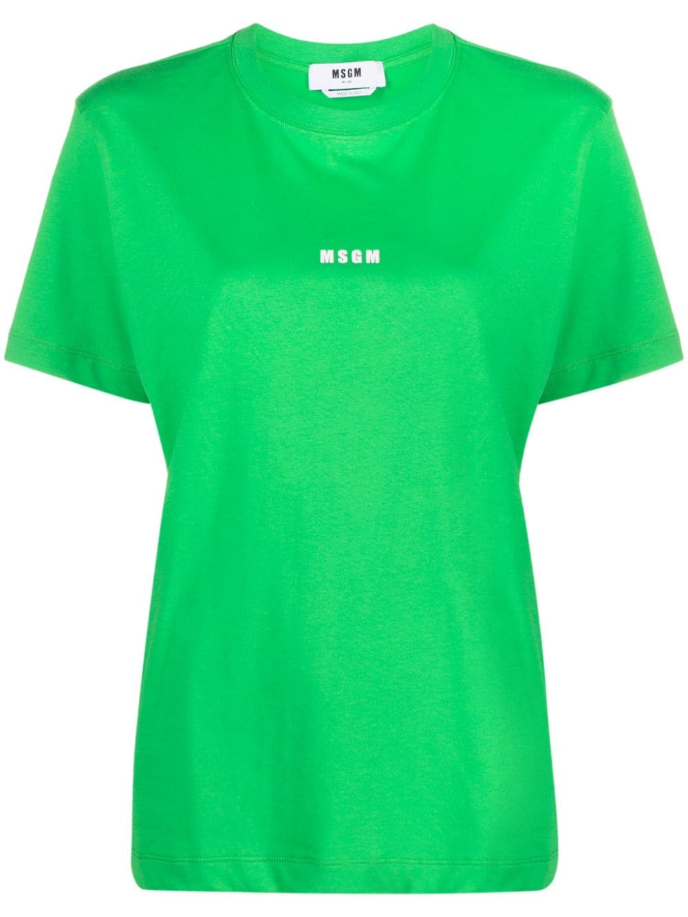 MSGM T-Shirt mit rundem Ausschnitt - Grün von MSGM