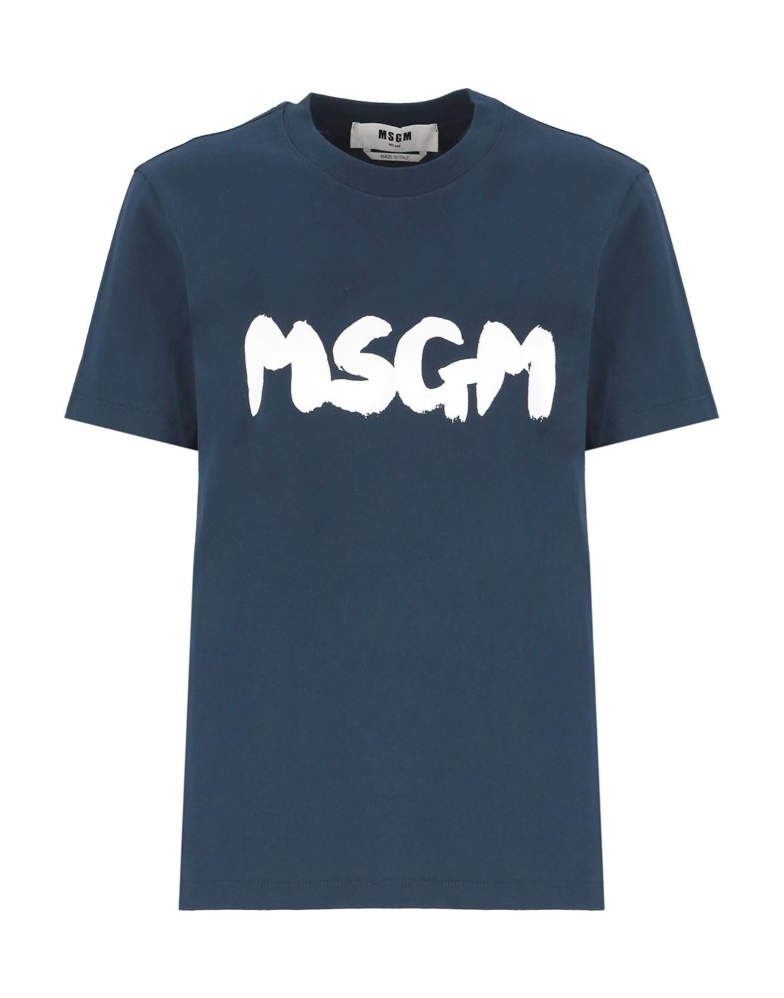 MSGM T-shirts Damen Blau von MSGM