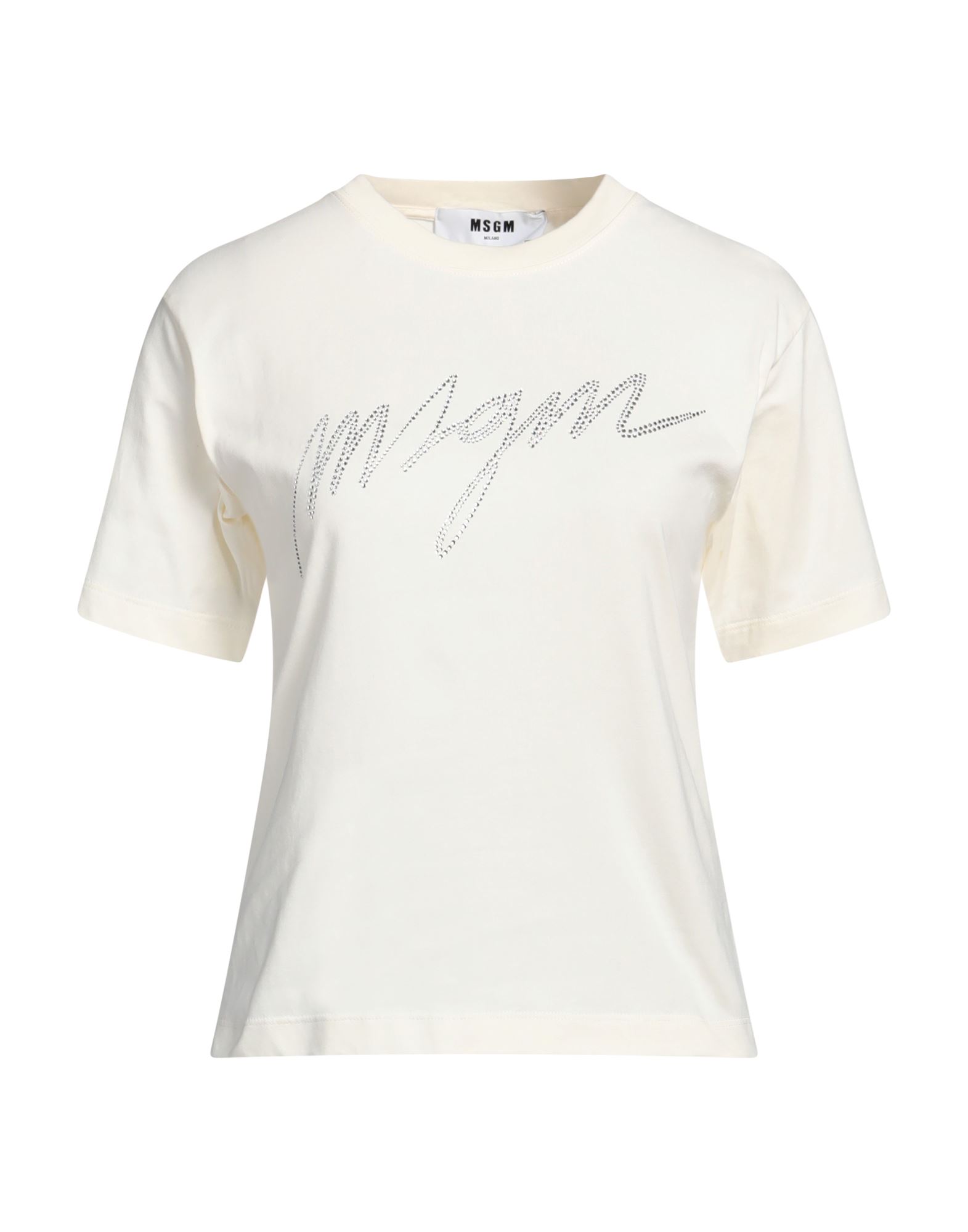 MSGM T-shirts Damen Cremeweiß von MSGM