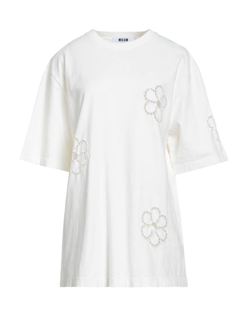 MSGM T-shirts Damen Elfenbein von MSGM