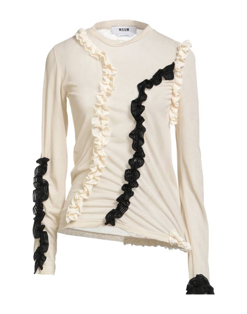 MSGM T-shirts Damen Elfenbein von MSGM