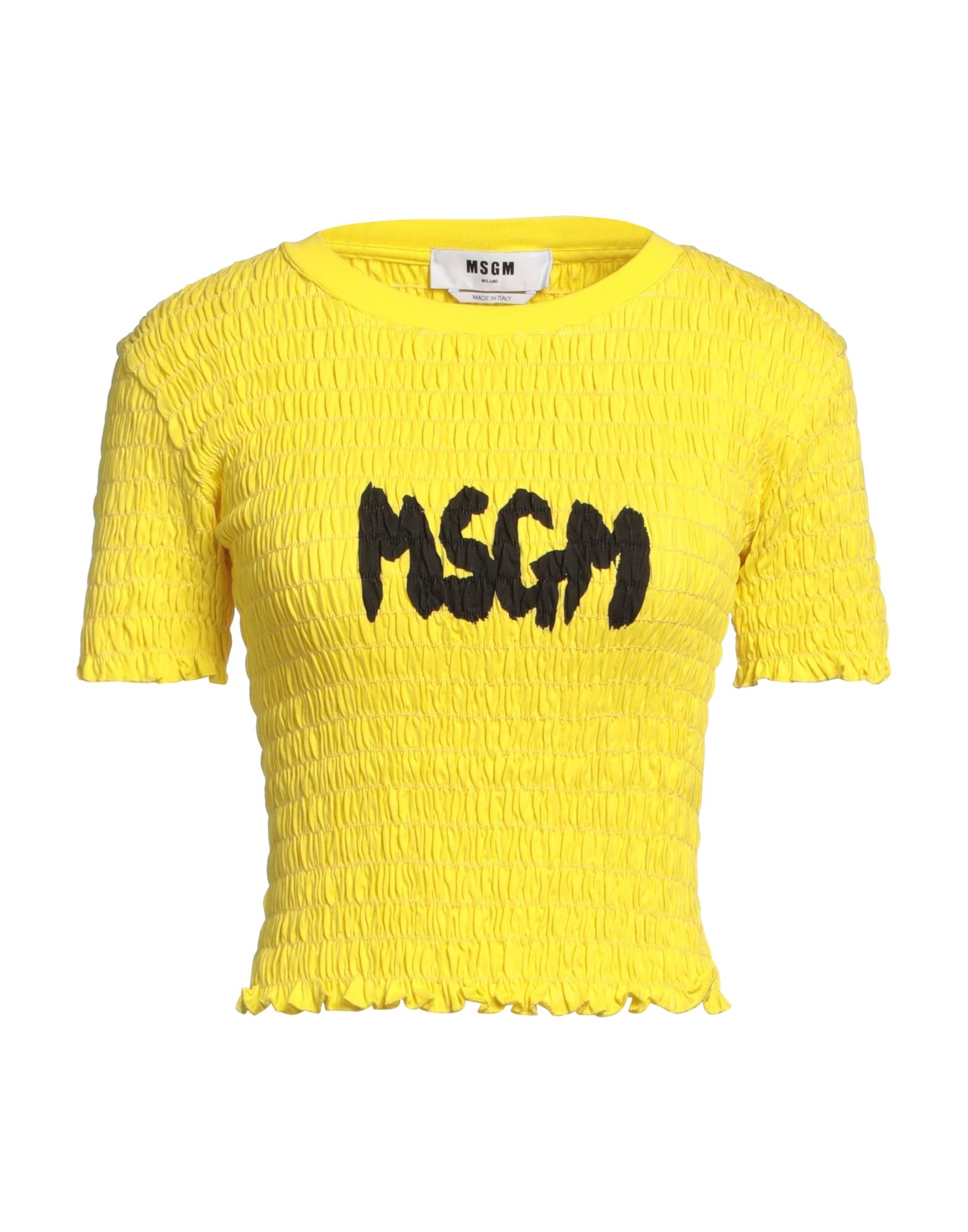 MSGM T-shirts Damen Gelb von MSGM