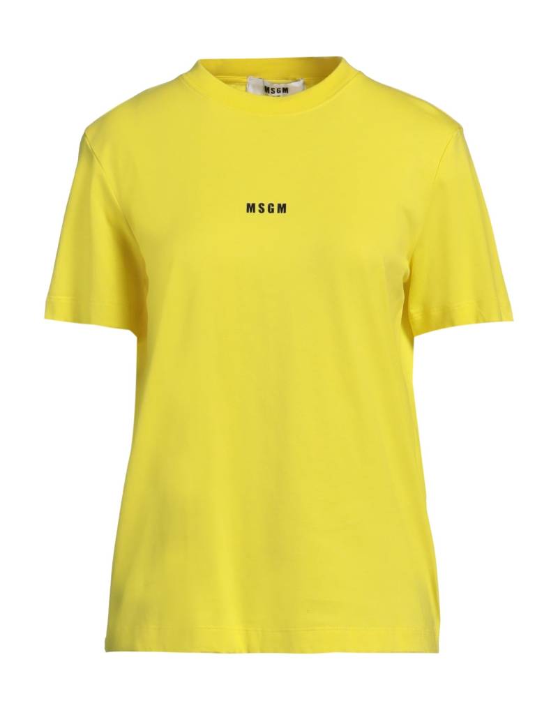 MSGM T-shirts Damen Gelb von MSGM