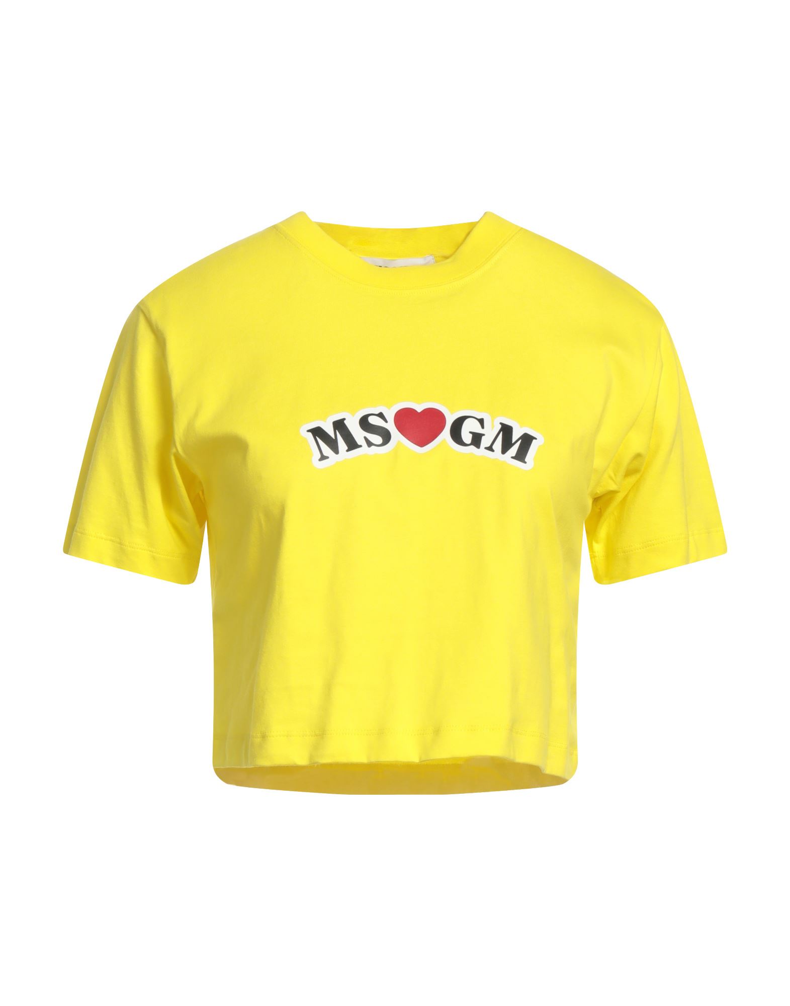 MSGM T-shirts Damen Gelb von MSGM