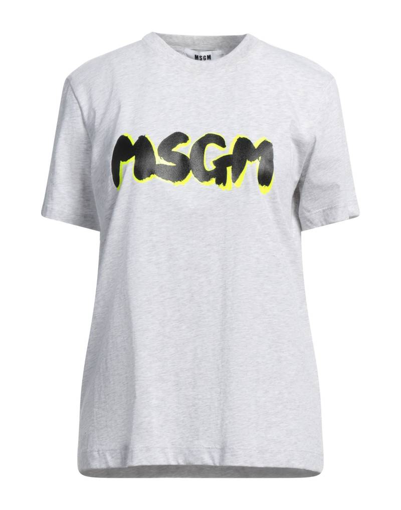 MSGM T-shirts Damen Hellgrau von MSGM