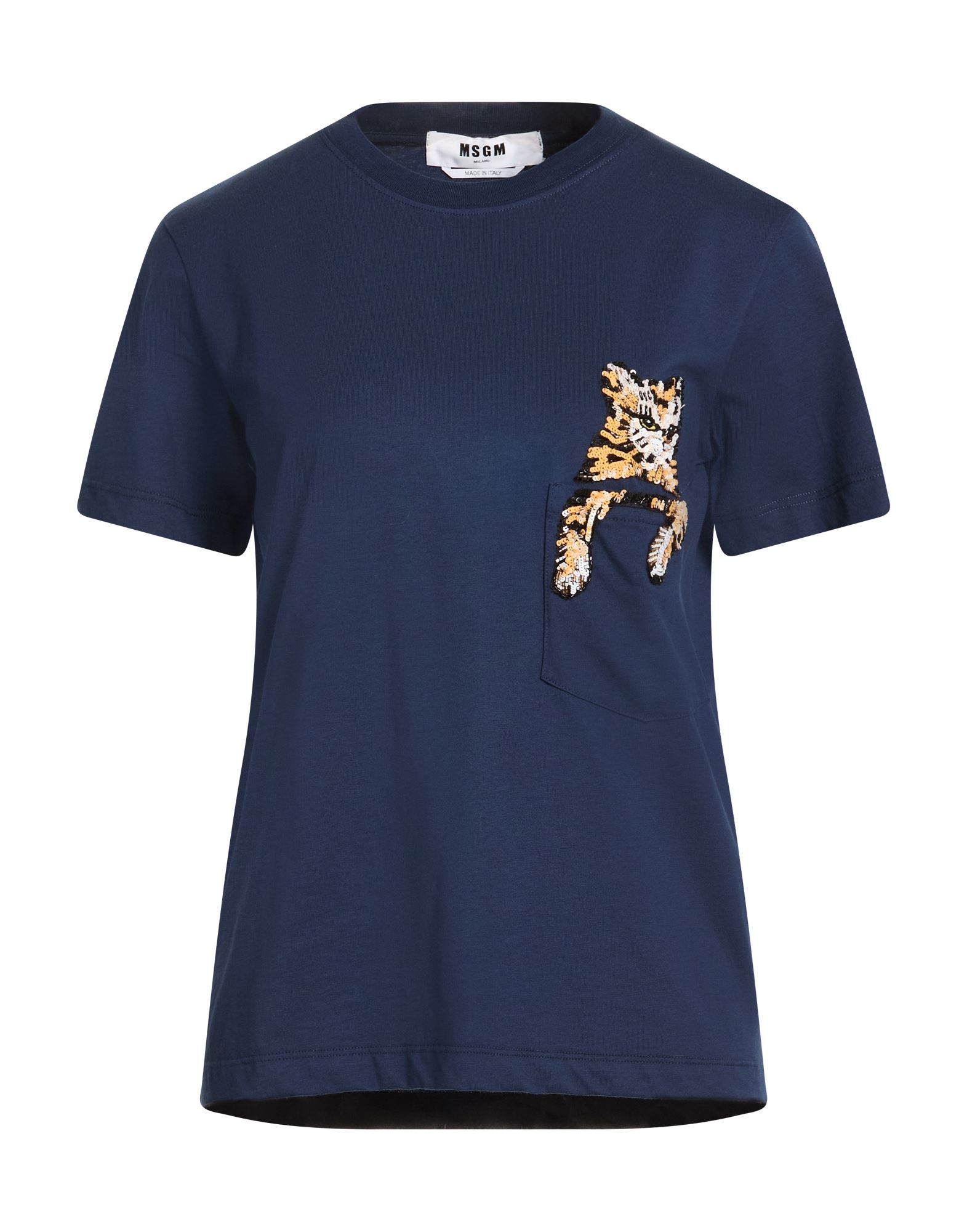 MSGM T-shirts Damen Marineblau von MSGM