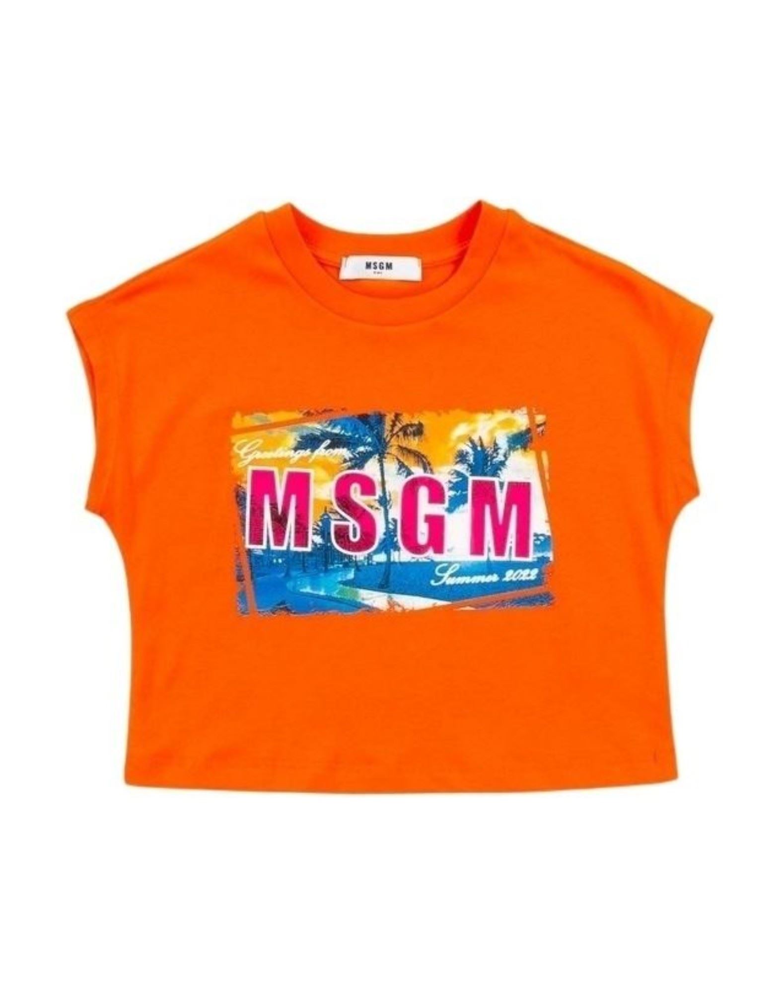 MSGM T-shirts Damen Orange von MSGM