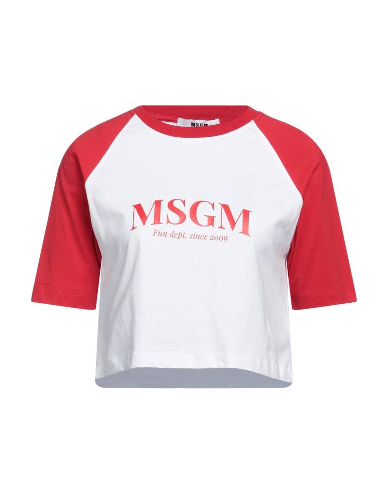 MSGM T-shirts Damen Rot von MSGM
