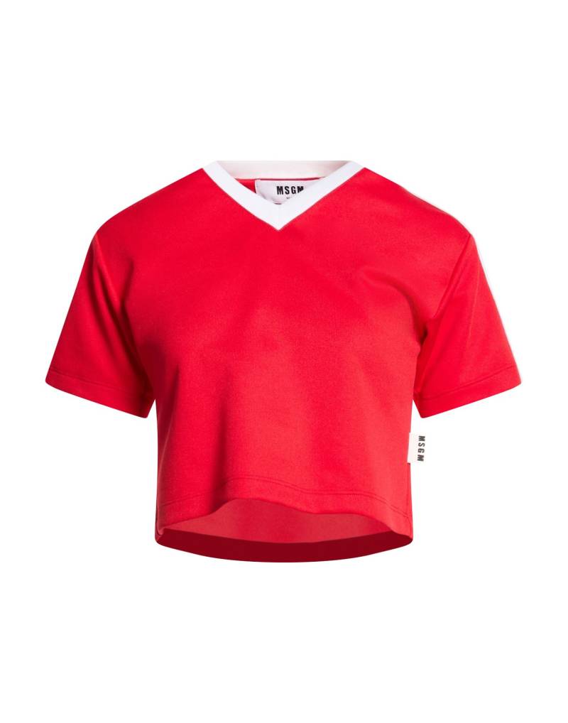 MSGM T-shirts Damen Rot von MSGM