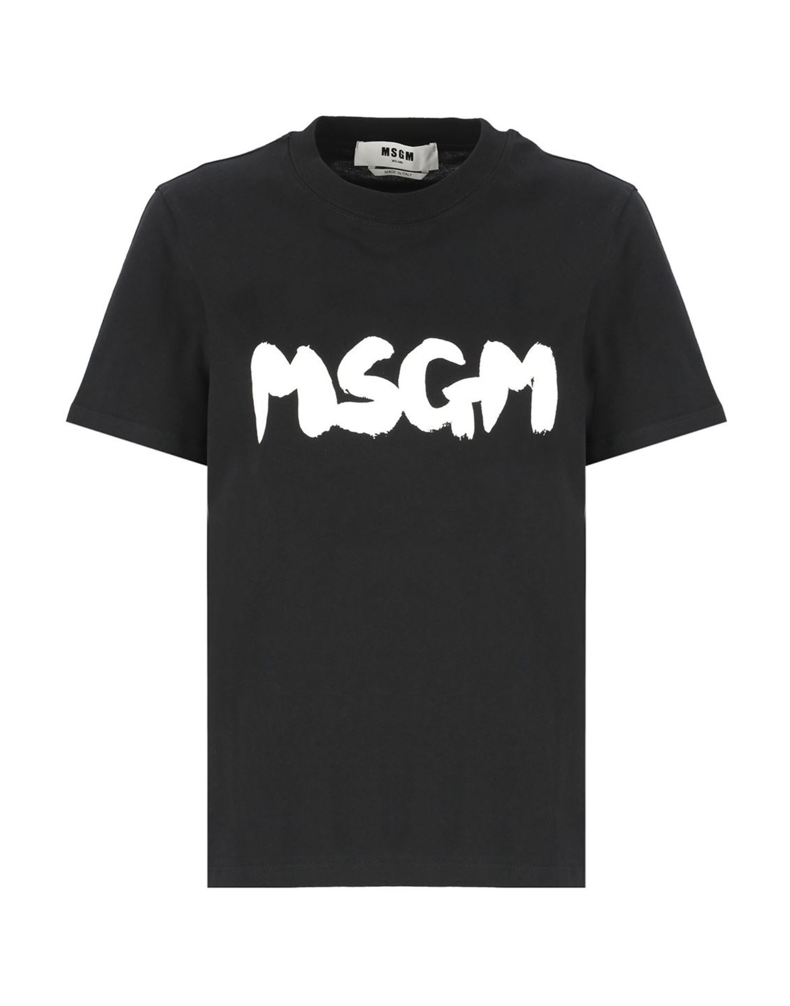 MSGM T-shirts Damen Schwarz von MSGM