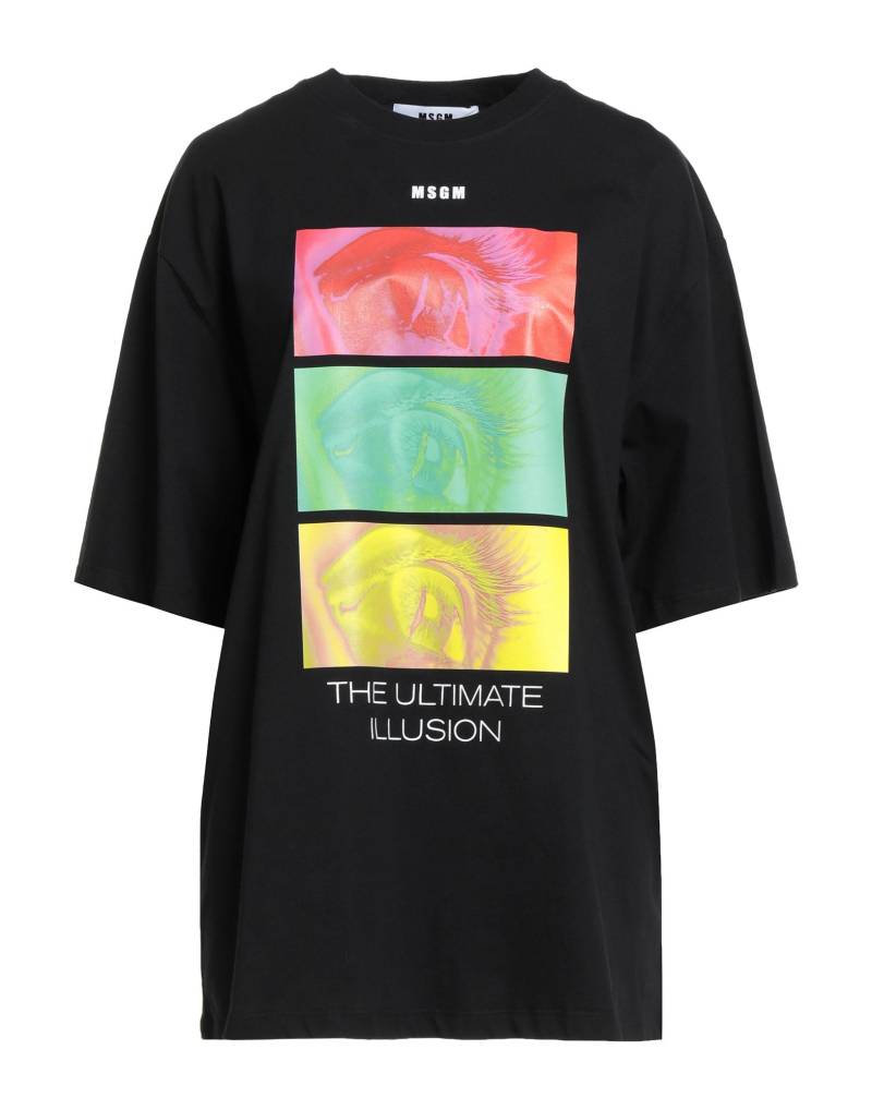MSGM T-shirts Damen Schwarz MSGM T-shirts Damen Schwarz von MSGM