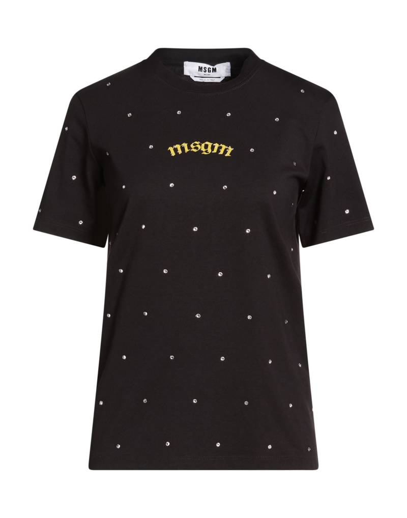 MSGM T-shirts Damen Schwarz von MSGM