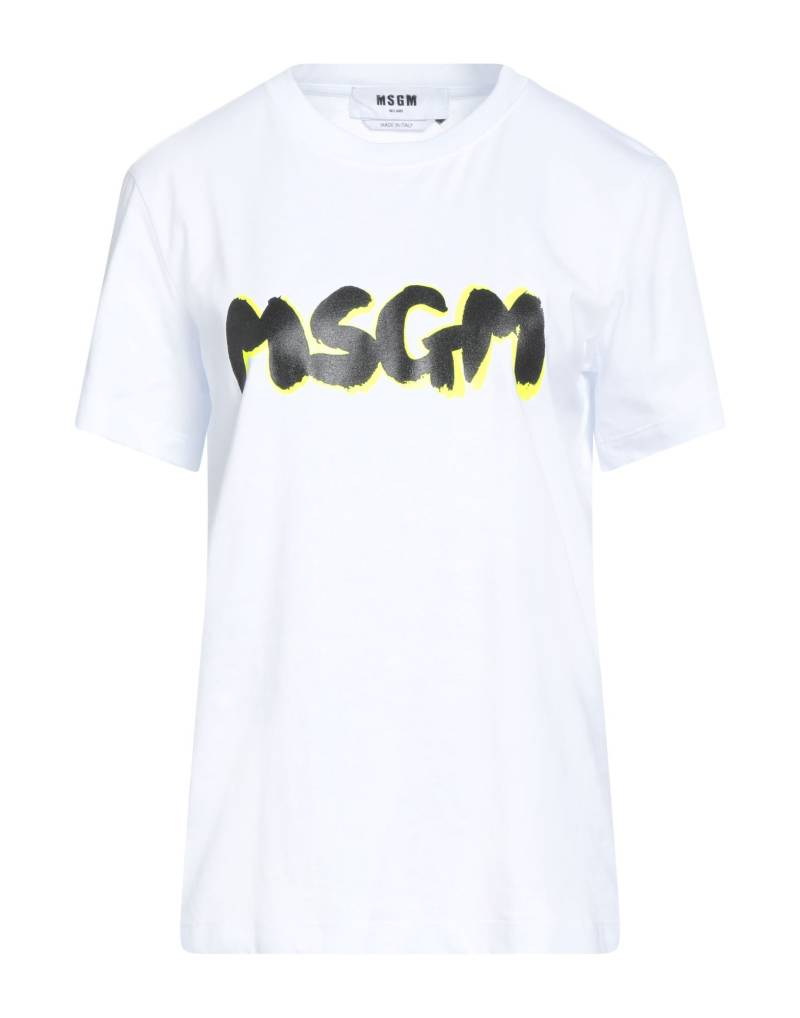 MSGM T-shirts Damen Weiß von MSGM