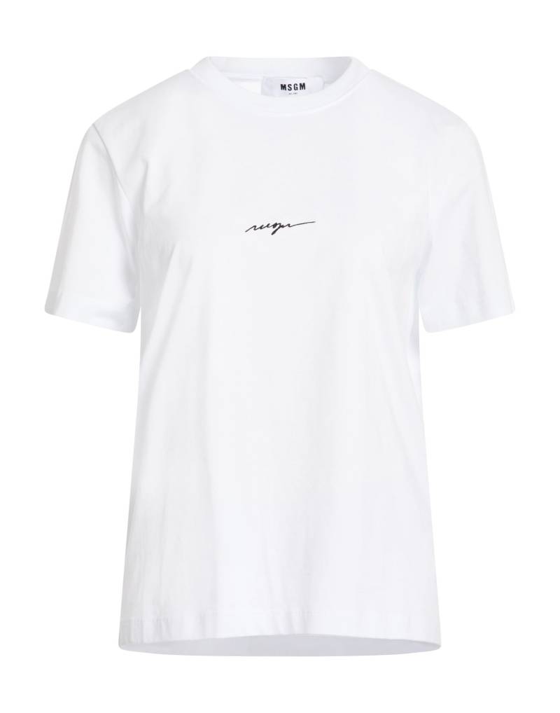 MSGM T-shirts Damen Weiß von MSGM
