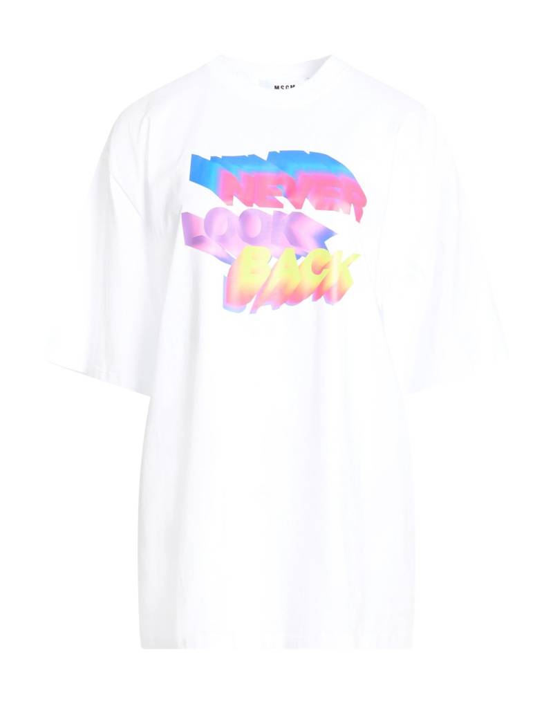 MSGM T-shirts Damen Weiß MSGM T-shirts Damen Weiß von MSGM