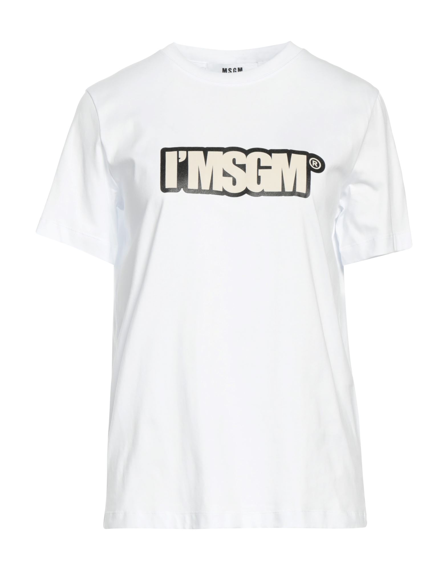 MSGM T-shirts Damen Weiß von MSGM