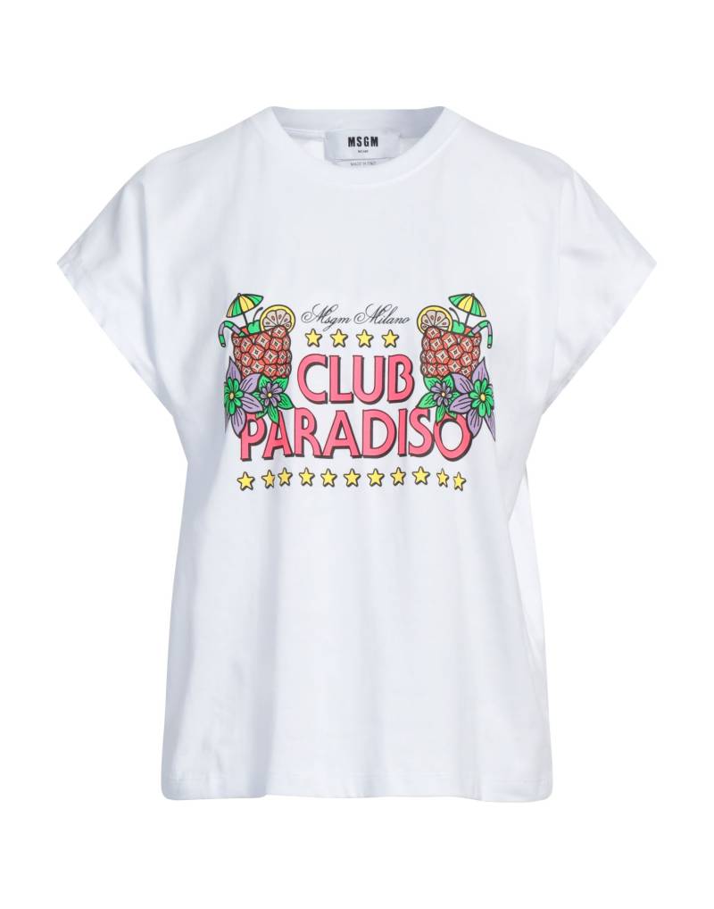 MSGM T-shirts Damen Weiß von MSGM