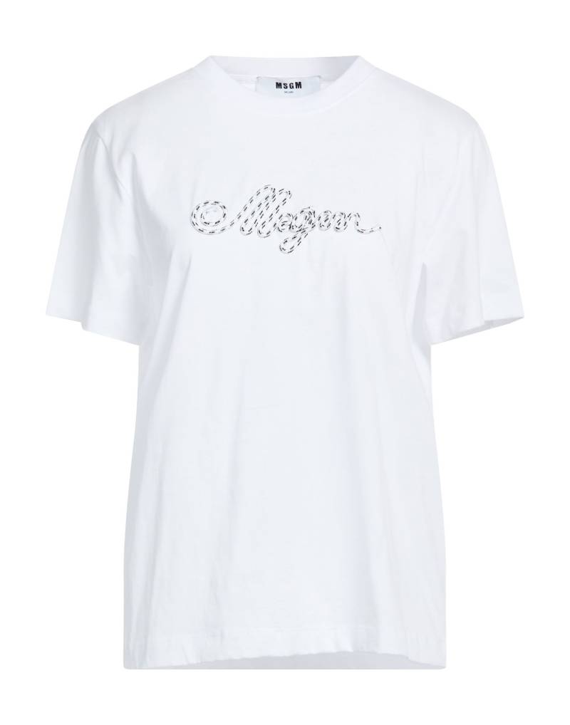 MSGM T-shirts Damen Weiß von MSGM