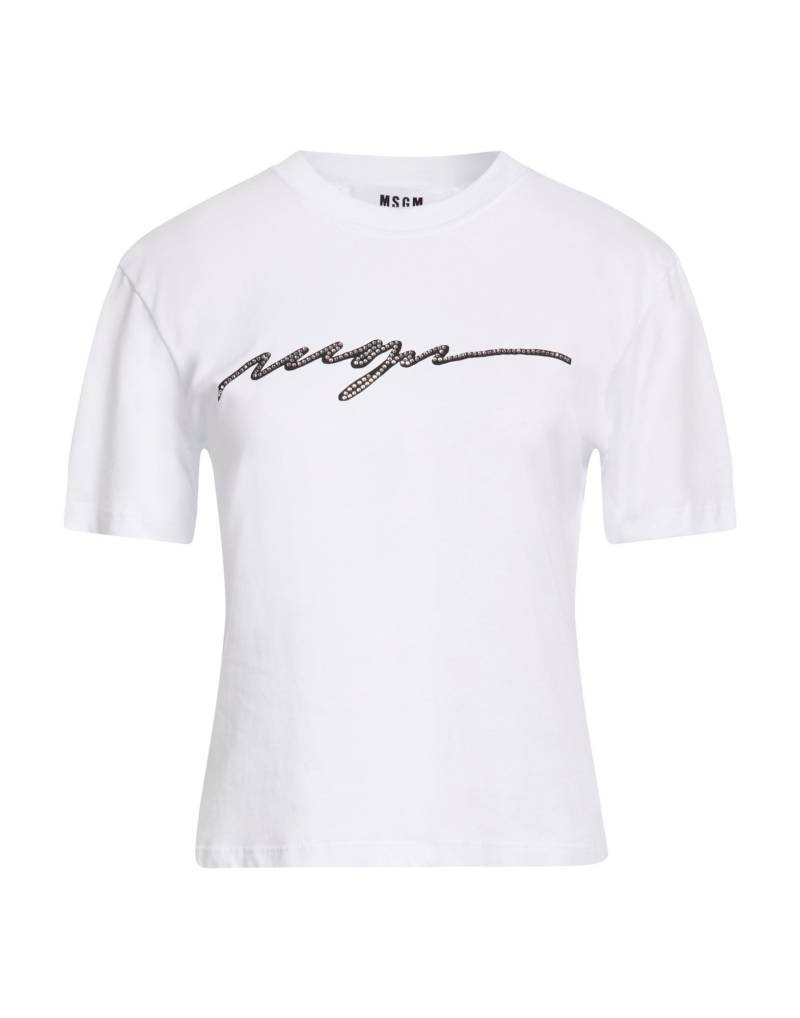 MSGM T-shirts Damen Weiß von MSGM