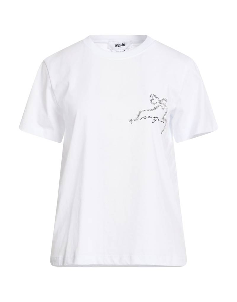 MSGM T-shirts Damen Weiß von MSGM