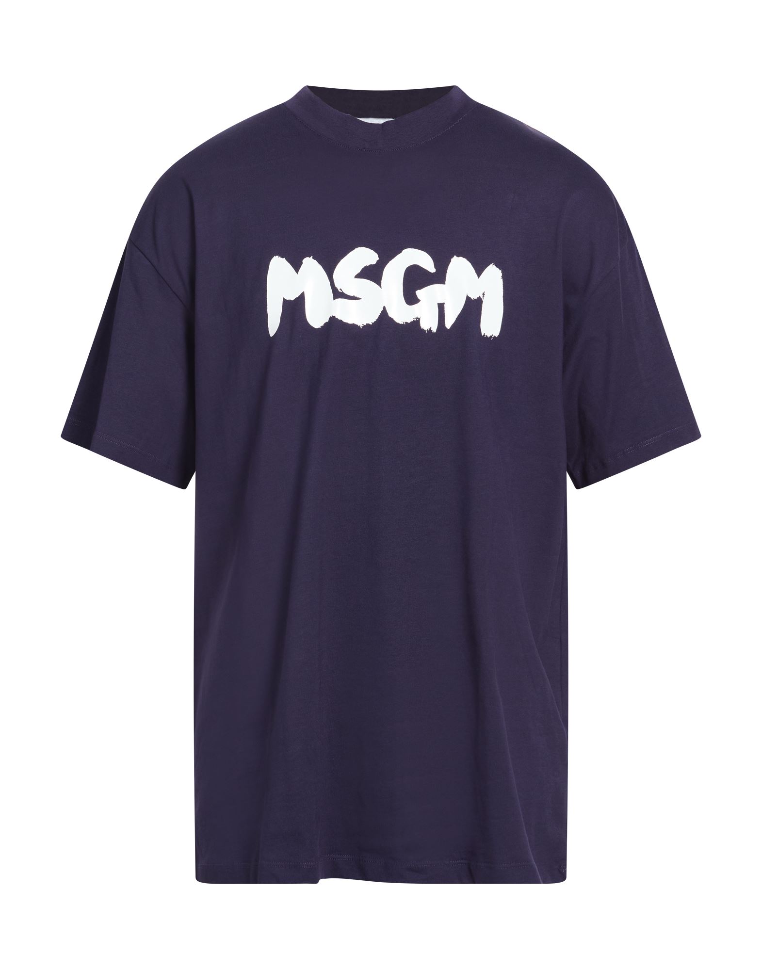 MSGM T-shirts Herren Dunkelviolett von MSGM