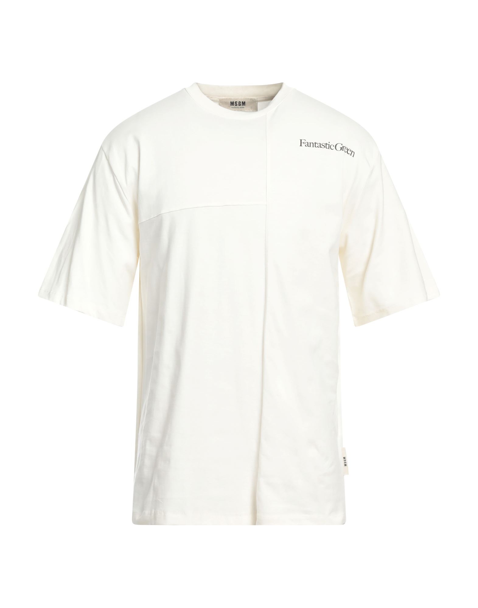 MSGM T-shirts Herren Elfenbein von MSGM