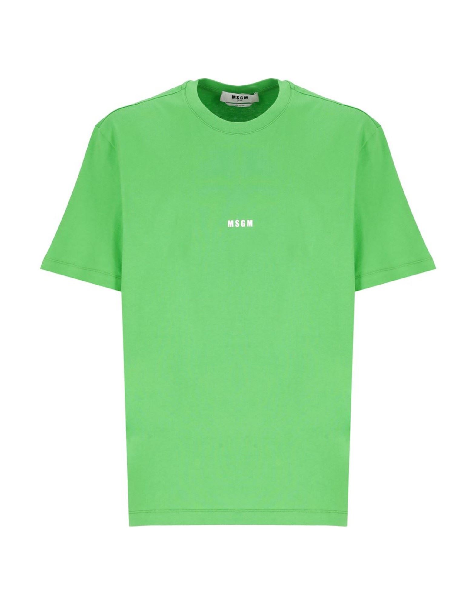 MSGM T-shirts Herren Grün von MSGM