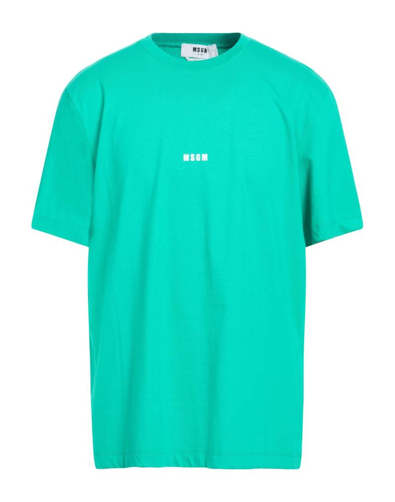 MSGM T-shirts Herren Grün von MSGM