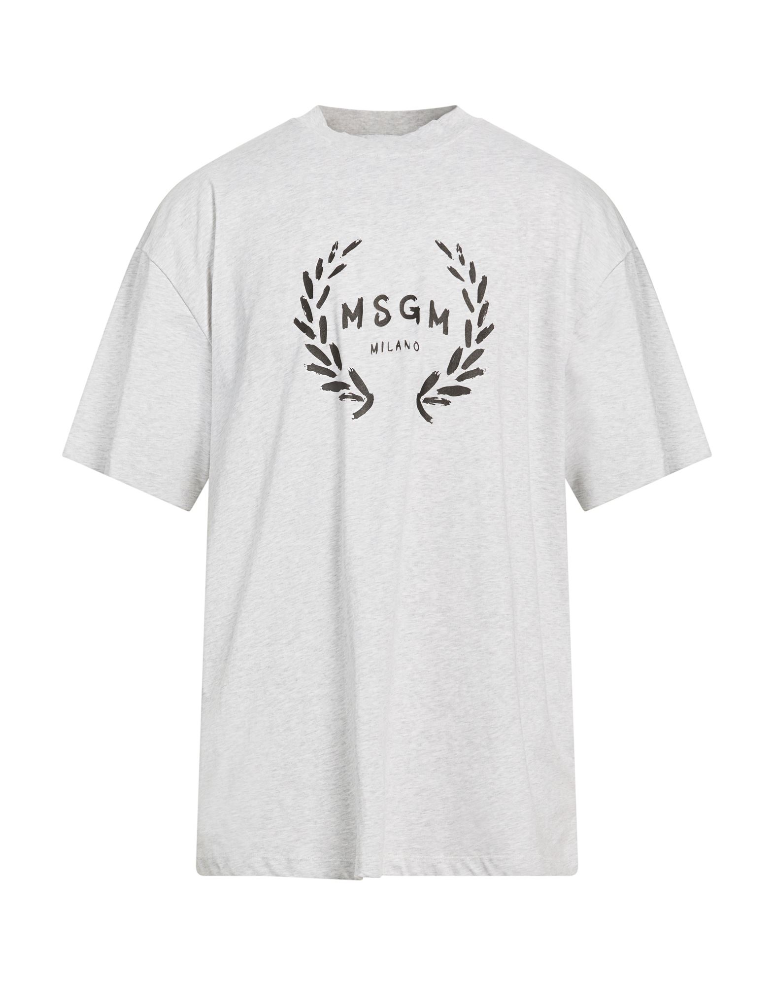 MSGM T-shirts Herren Hellgrau von MSGM