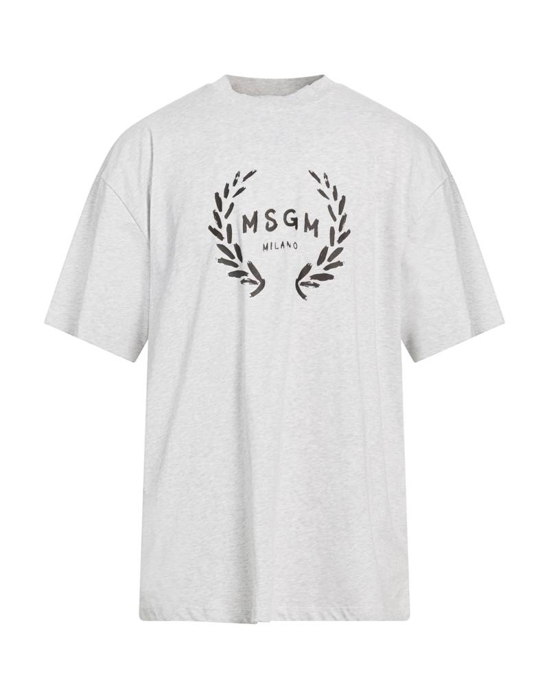 MSGM T-shirts Herren Hellgrau von MSGM