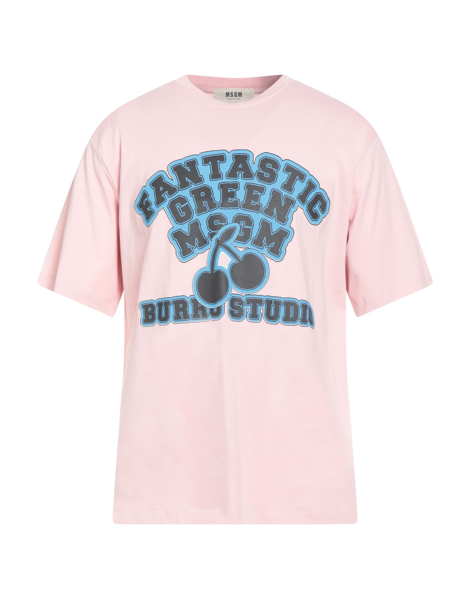 MSGM T-shirts Herren Hellrosa von MSGM