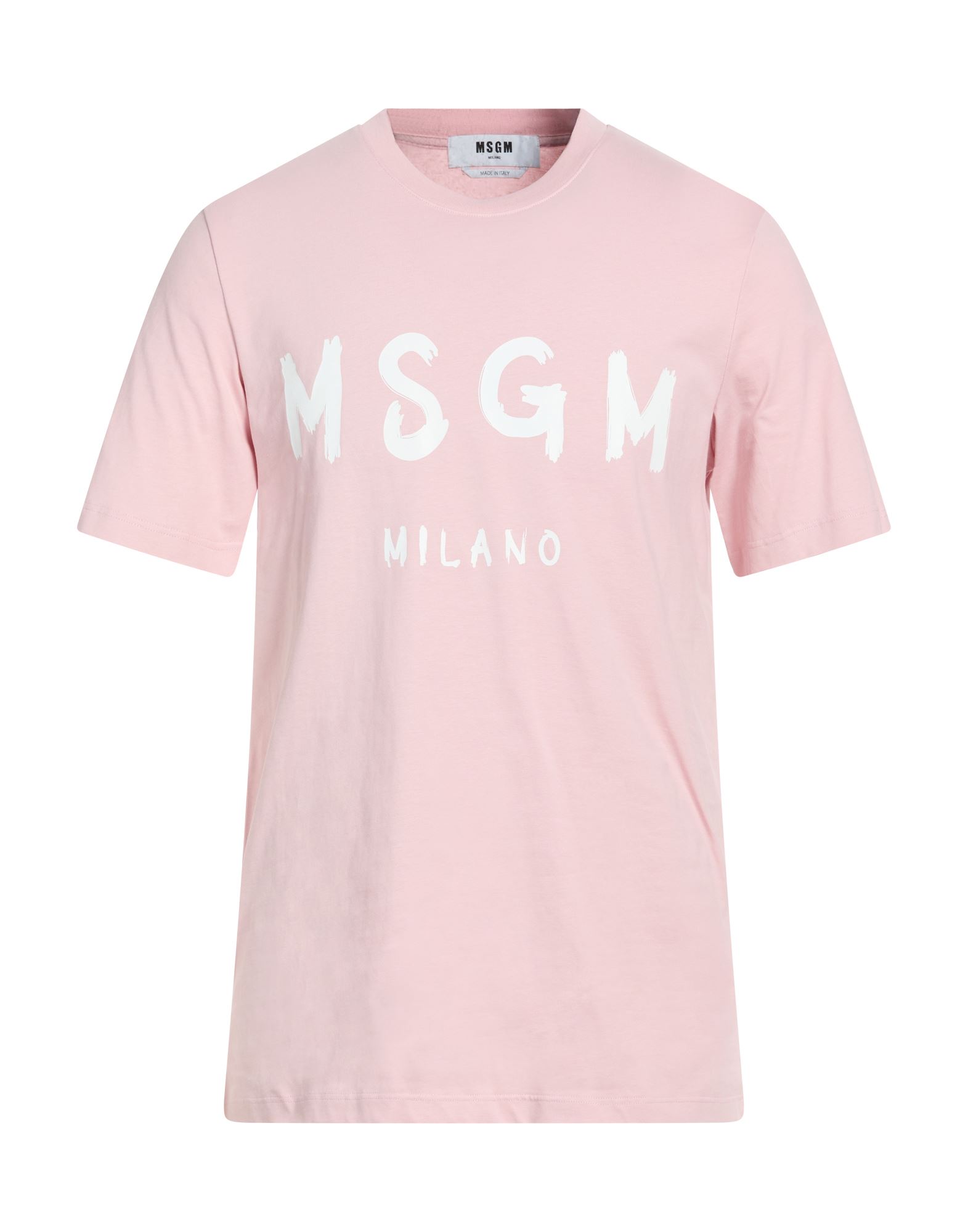 MSGM T-shirts Herren Hellrosa von MSGM