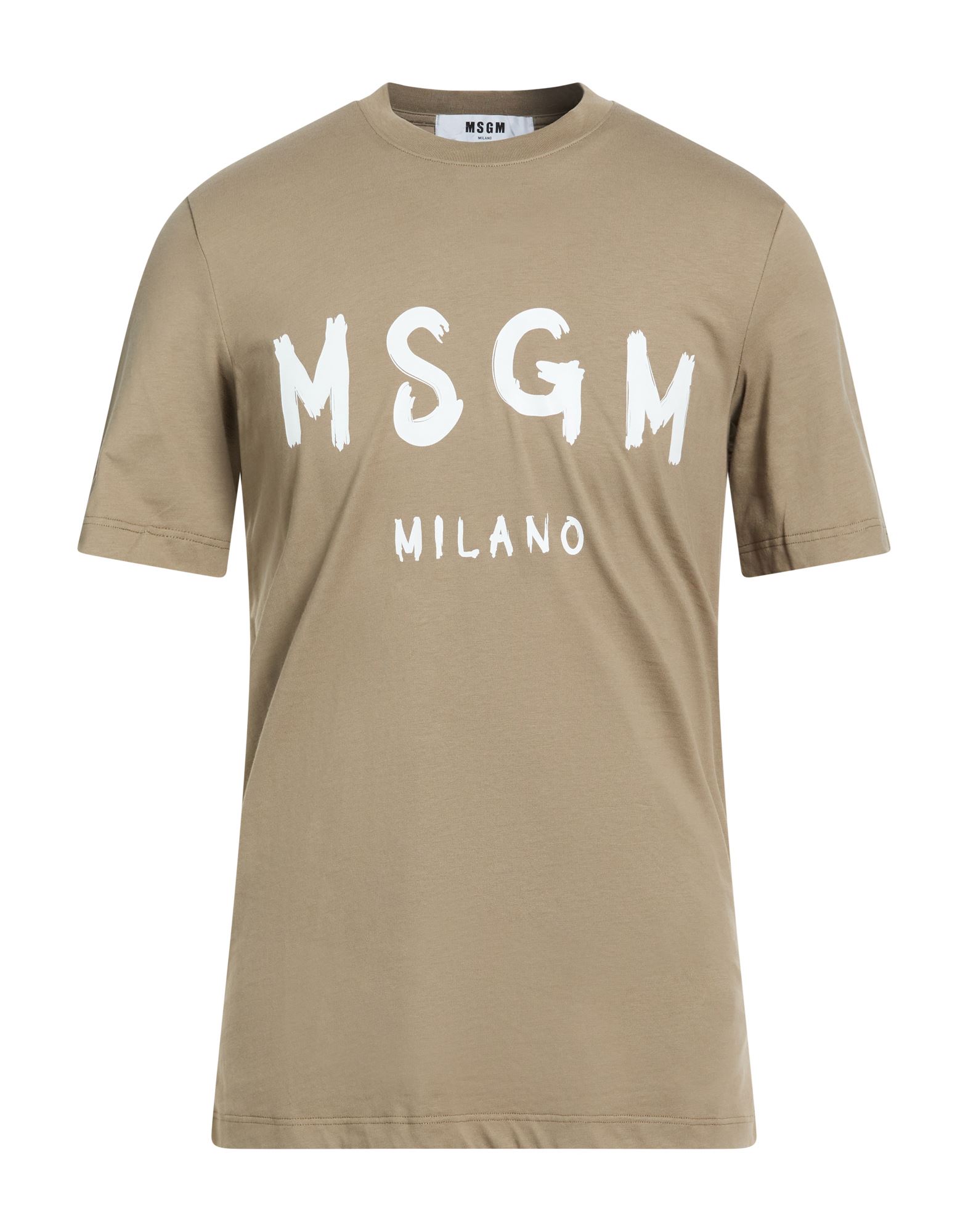MSGM T-shirts Herren Khaki von MSGM