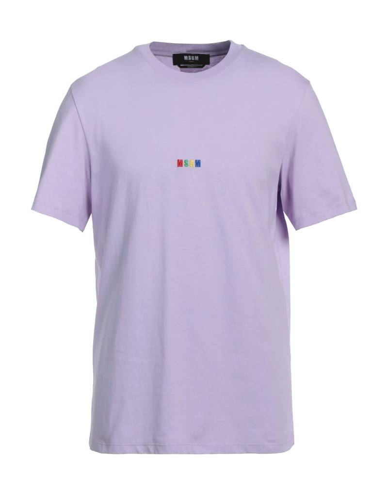 MSGM T-shirts Herren Lila von MSGM