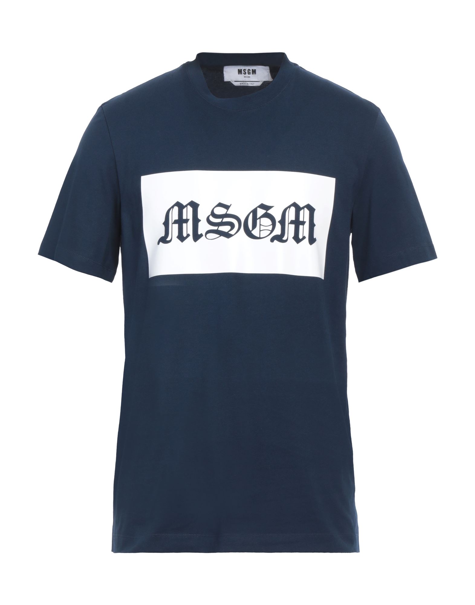 MSGM T-shirts Herren Marineblau von MSGM